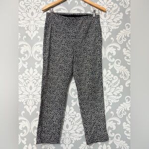 4/$25 • Haggar Clothing Pull On Floral Print Elastic Waist Pants‎